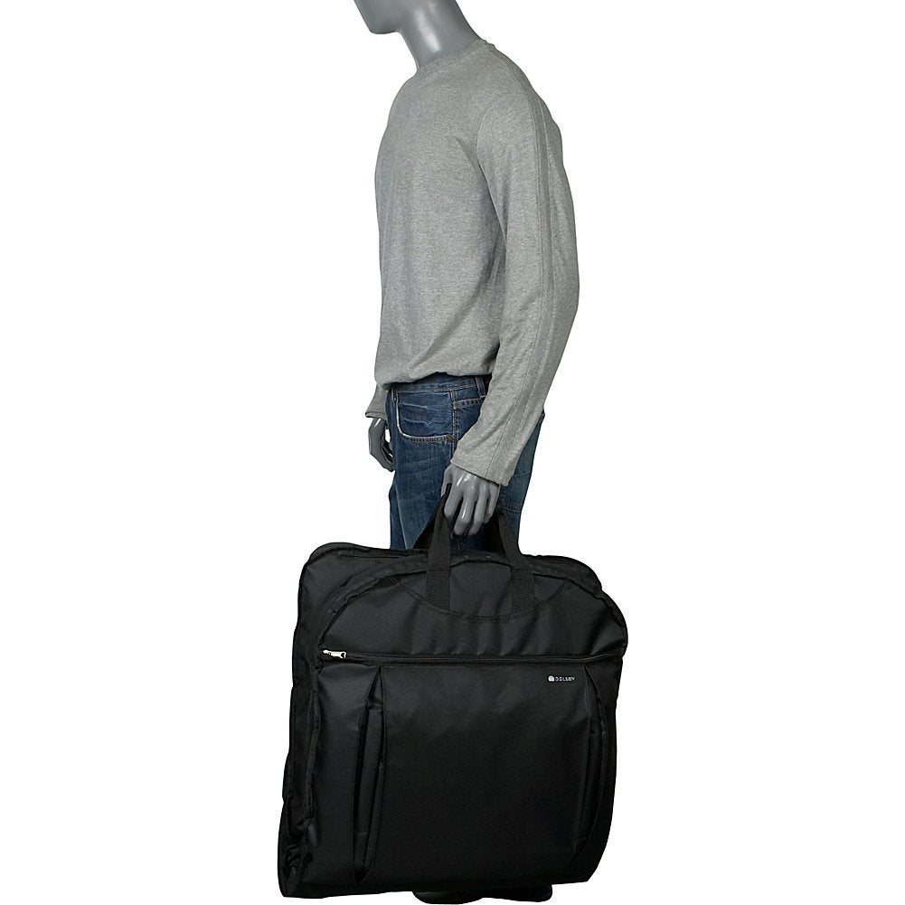 DELSEY PARIS Garment Bags Lightweight Hanging Travel Bag, Black, 52 Inch
