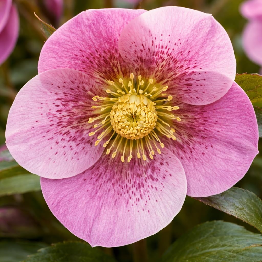 Lenten Rose Plug Plant – Helleborus orientalis Starter – Shade Loving Hardy Perennial with Early Spring Blooms (5)