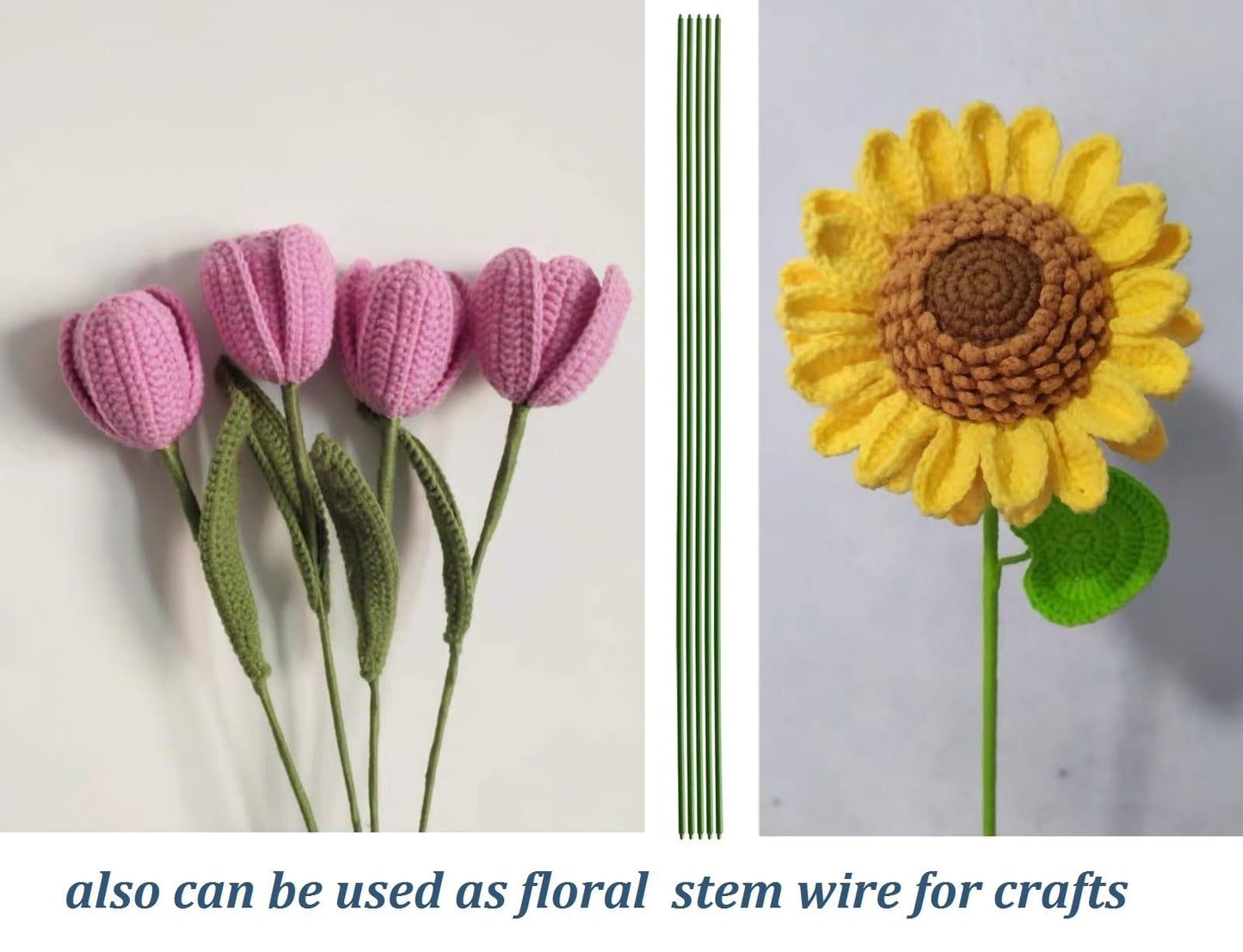 32 Inch Orchid Stakes Pack of 10, Plant Support Stake Bendable Plant Orchid Stick