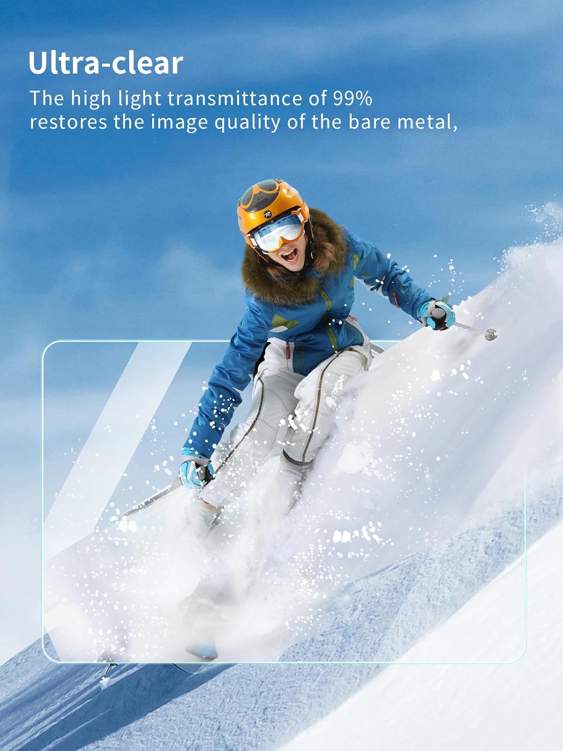 UYRUREL M503Pro MP3 4-inch 3 Pack. Screen Protector for SWOFY Player Music Player, High-definition Scratch Resistant