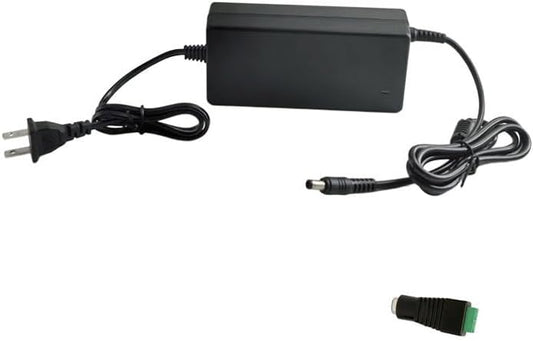 MTYTOT 12V 8A 96W 100V-240V 12 5.5mm x2.5mm/2.1mm DC Power Supply Adapter, AC to DC Volt Transformer, AC/DC Converter