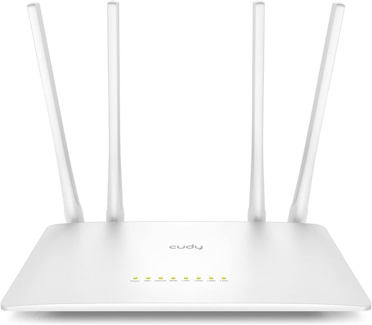 Cudy AC1200 5GHz 10/100Mbps 4x5dBi WR1200 Smart WiFi Router Extender, Access Point, WISP, Dual Band, LAN, Antennas