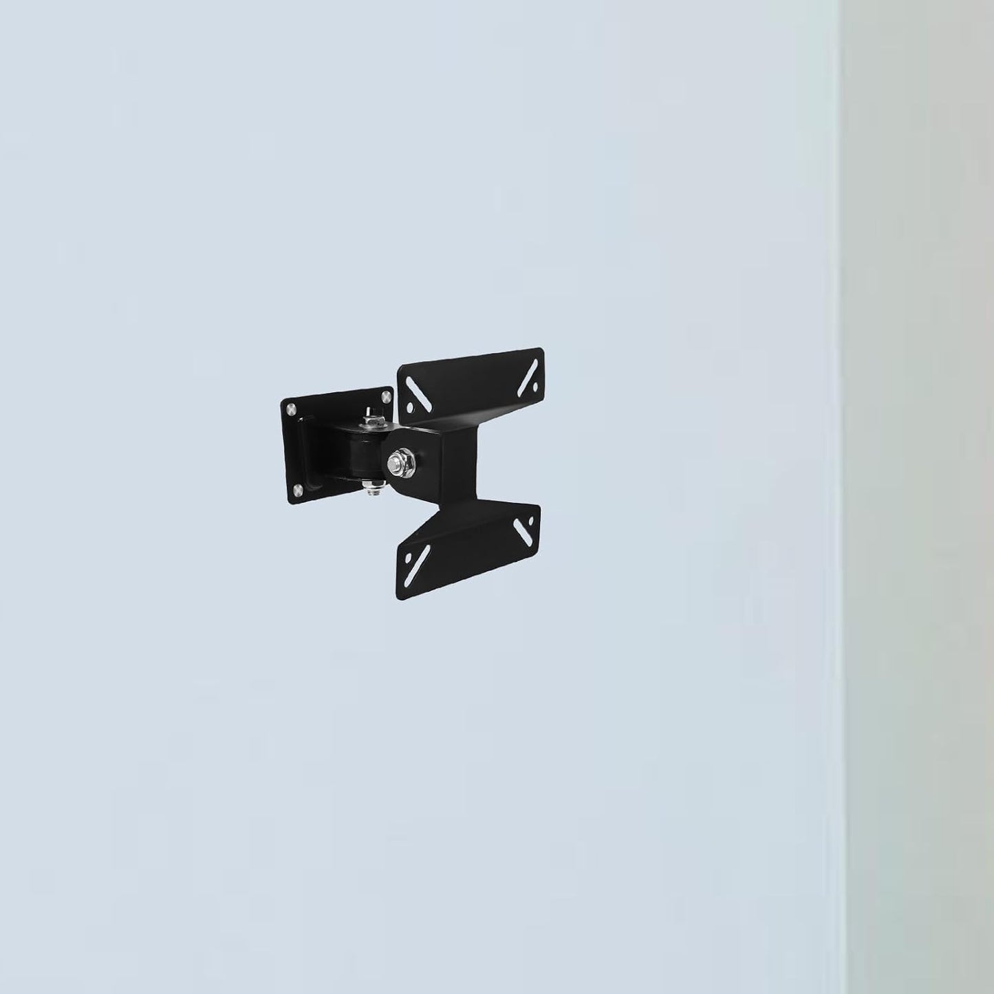 SHERCHPRY 14-26 Inch Adjustable Wall Mount Tv Stand Bracket for Flat Screen Tvs and Computer Monitors, Thickened Steel
