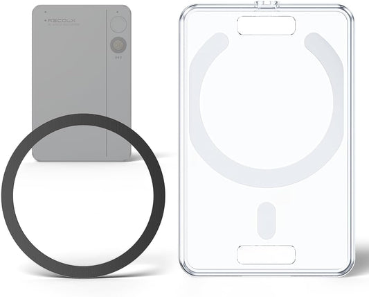 RECOLX AI Voice Recorder Replacement Protective Case with Magnetic Ring for Meetings & Interviews