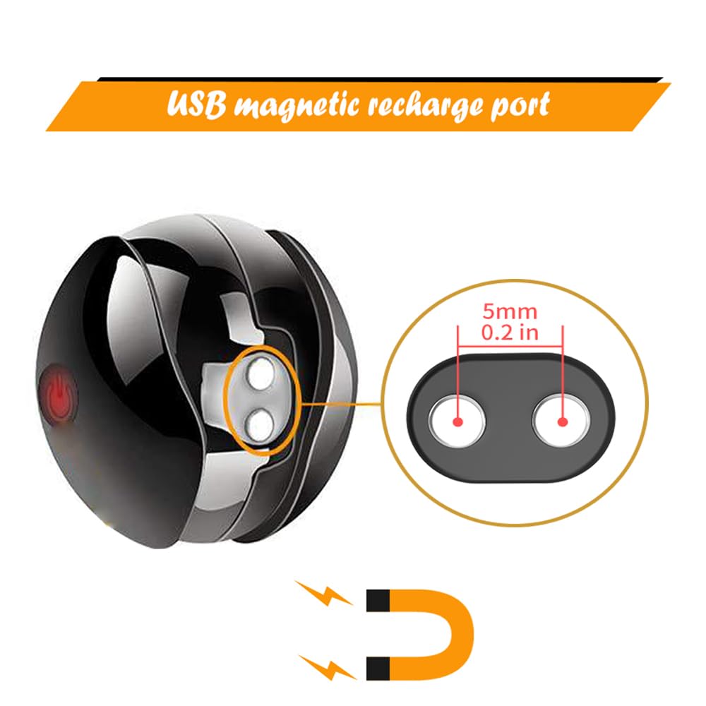 Vebaisa 2 5mm/0.2inch Magnetic USB DC Charger Cable Charging Cord for Dots Single Polarity Rechargeable Devices