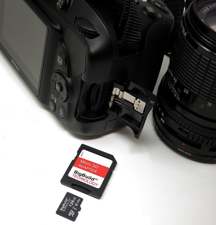 BigBuild Technology 128GB 100MB/s U3 A01/A01 A02/A02s, A03/A03s/A03 Ultra Fast microSDXC Memory Card for Samsung Galaxy