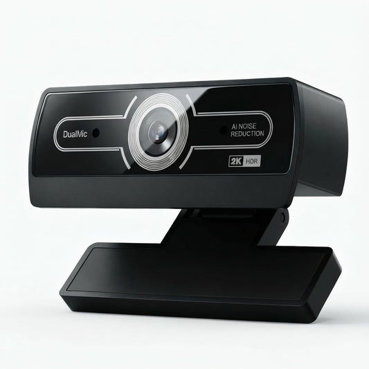 Diccik 2K 1440P Webcam with Microphone, QHD Web Cam for Desktop Computer, Plug and Play USB Computer Camera