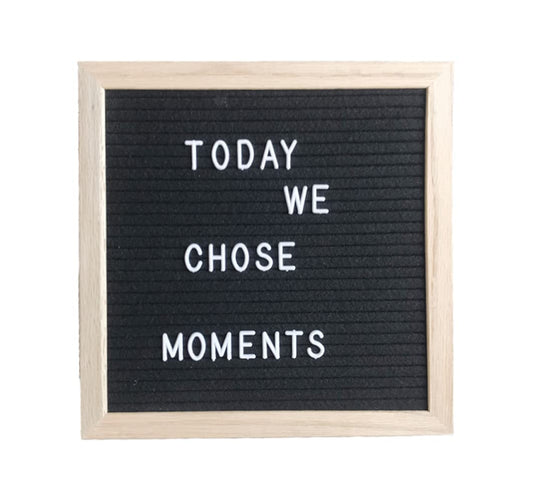 Felt Board Felt Letter Board, 10 x 10 inch Message Board Word Board Letter Board Sign Bulletin Board Letters, Pregnancy Announcements Baby Announcement Sign, Valentines Day Gifts for Her Letterboard