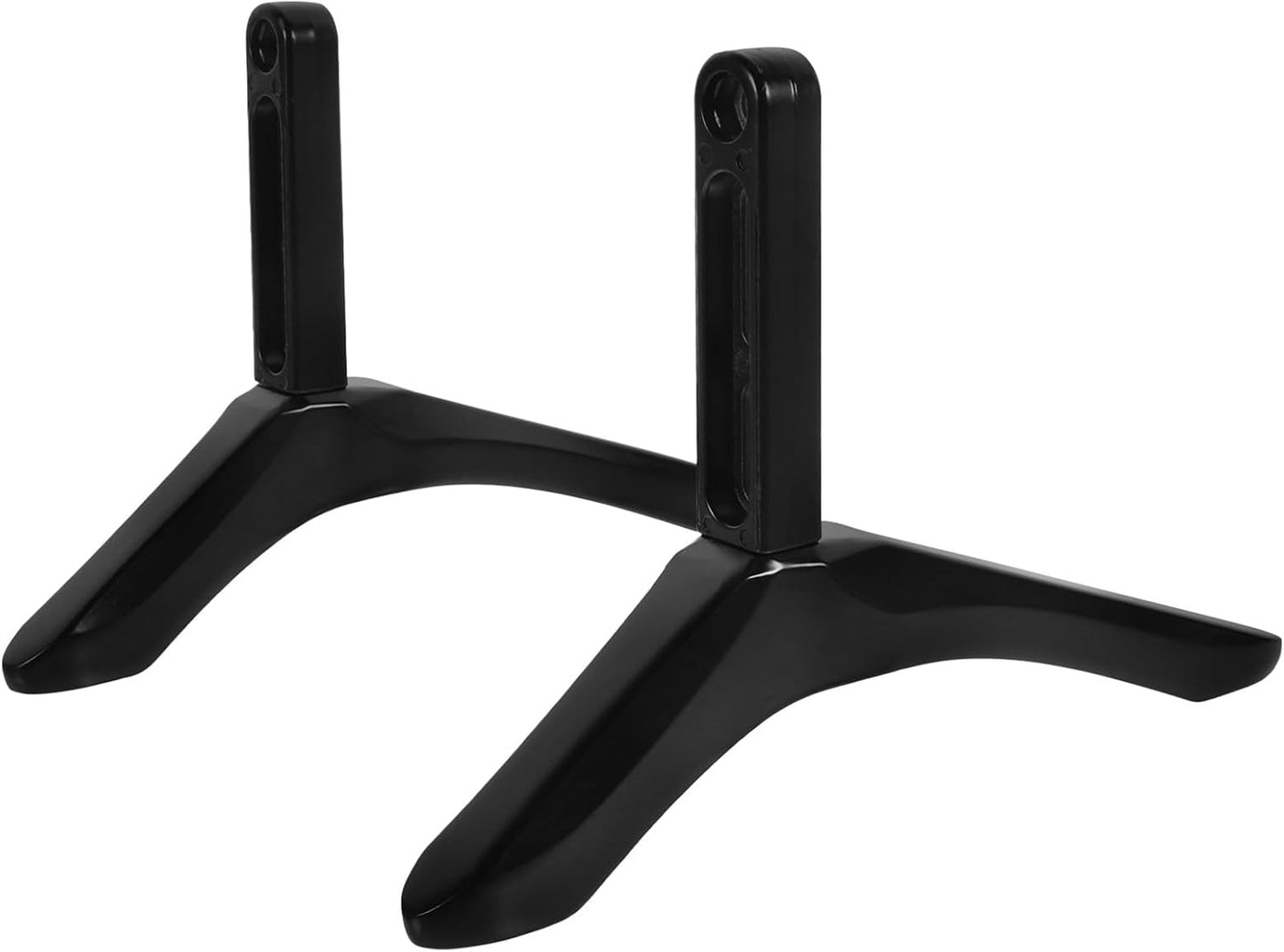LIFKOME Tv Stand Base Pedestal with Screws Black Tv Support Feet for Tabletop Replacement for Flat Screen Displays Home