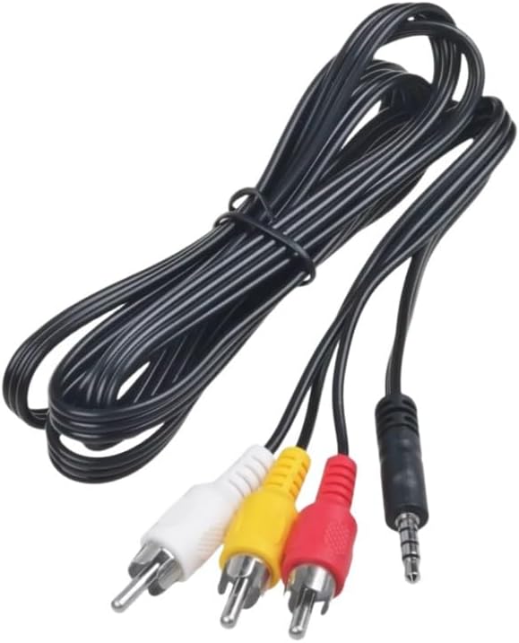 Kircuit DCR-DVD105/e DCR-DVD103/e/v AV A/V TV Video Cable Cord Lead for Camcorder