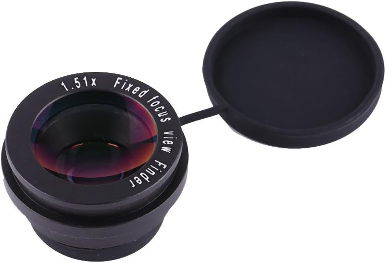 1.51X 15mm Magnifier Eyecup with Viewfinder, and Portable for Cameras. Easy Focus, Height, Good for Glasses Users