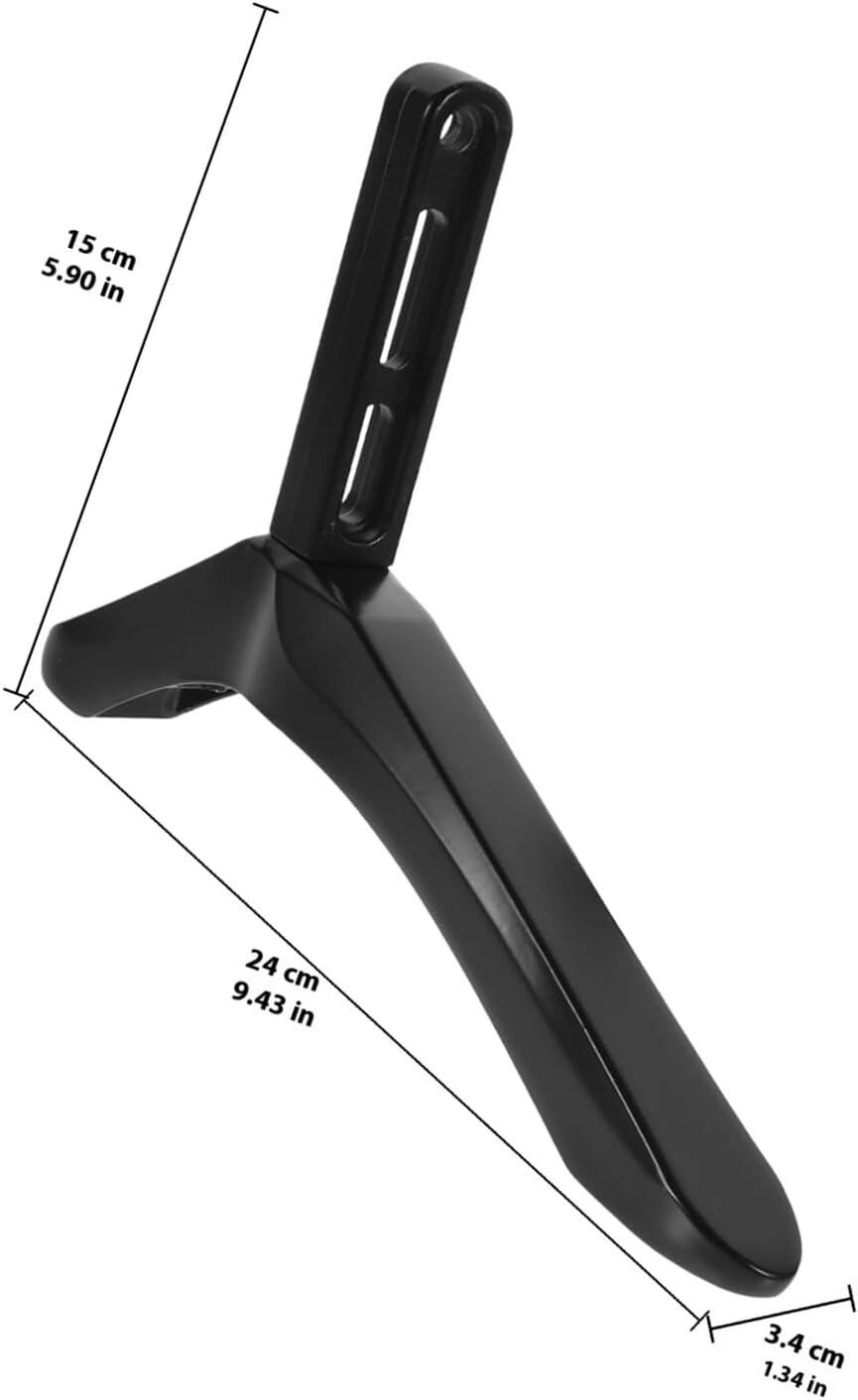 TOYANDONA Tv Stand Base Bracket with Screws, Black Tv Holder Replacement, Tabletop Support for Flat Screen Televisions