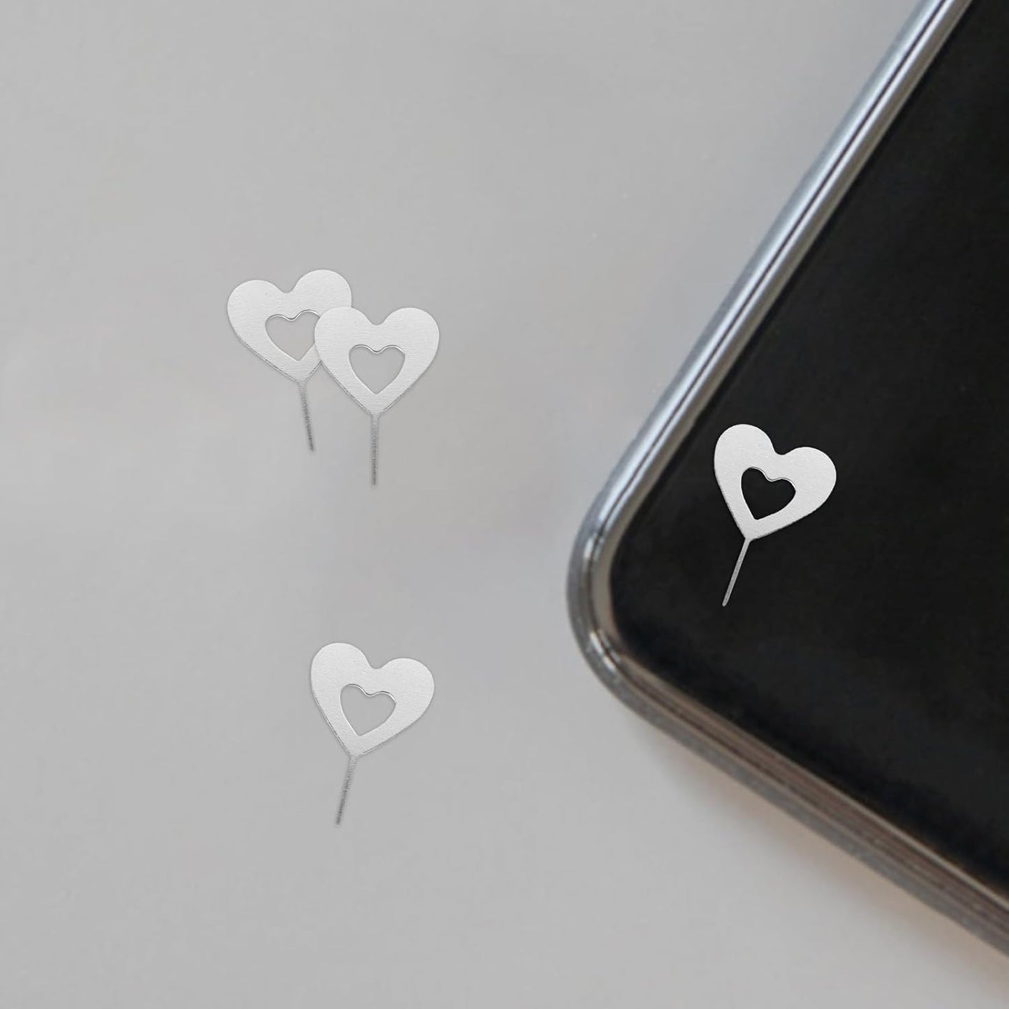 100pcs Sim Card Removal Pin and Mobile Phone Card Ejector Tool, Universal Sim Tray Opening Needles for Smartphone
