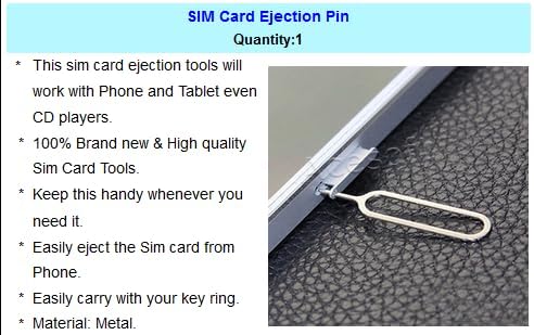 AceSoft 13 Substitutable Upgraded Excellent Standard Dual SIM Card Tray Holder + SIM Card Ejection Pin Compatible