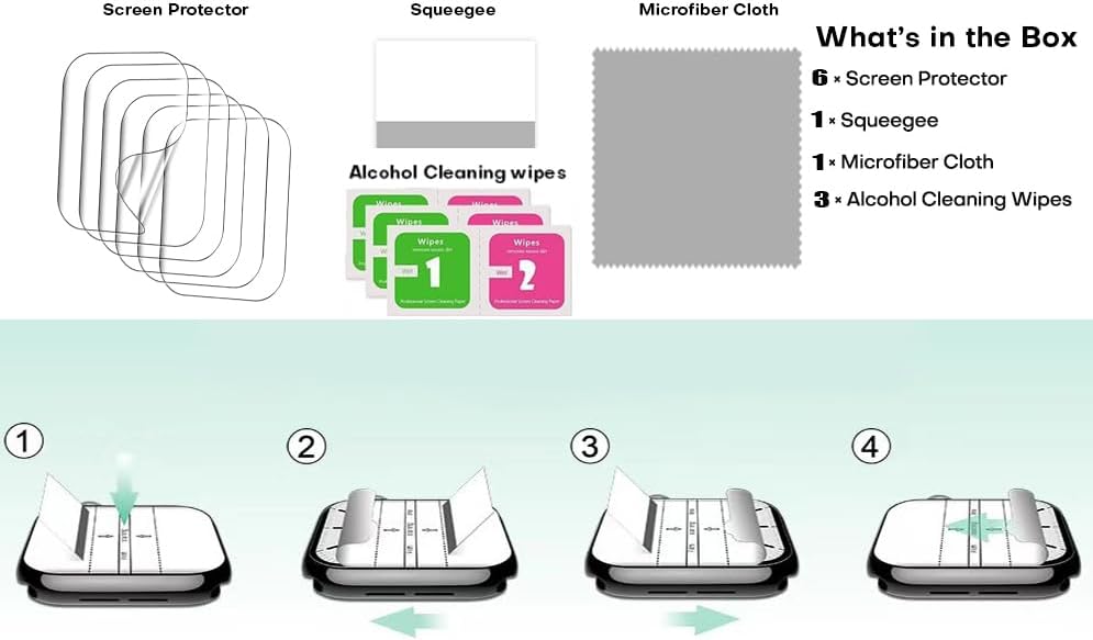 Lamshaw MP3 [6 Pack] X56 5" MP3 (6 Pack) Compatible for MECHEN Player Screen Protector, Full Coverage TPU Clear Film