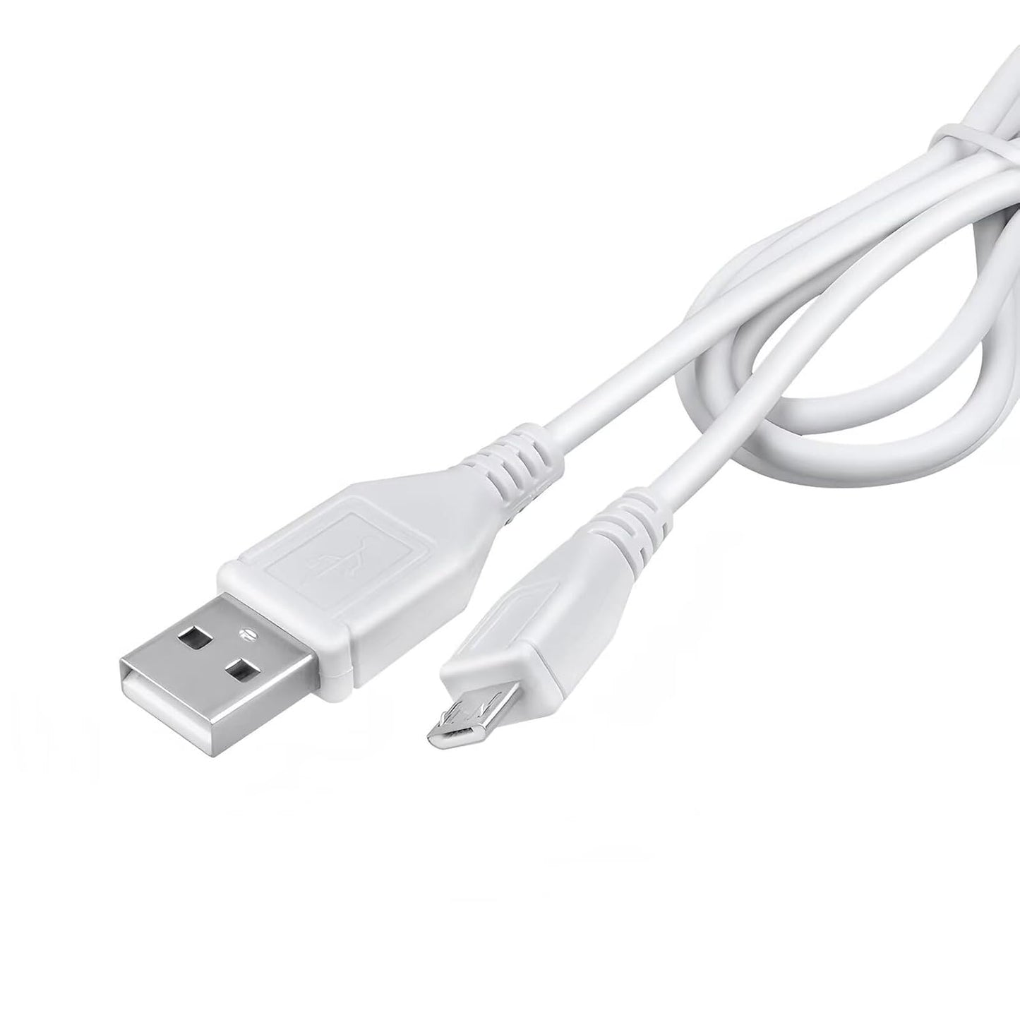 SRGTHE 3.3ft 5.0 1280X720 MP3 8GB White Micro USB Cable PC Charging Charger Power Cord Lead Compatible with Mega Pixels