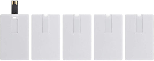 KINMIN 32GB 5 Pack Credit Card USB Flash Drive Business Card Bank Card Shape Flash Drive Memory Stick Key Credit USB