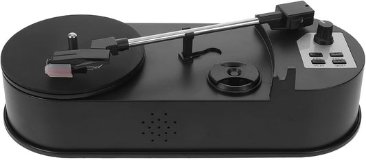 VALICLUD Mp3 Vinyl Record Player Turntable with Built-in Speakers and Converter for Music Enthusiasts Vintage Retro