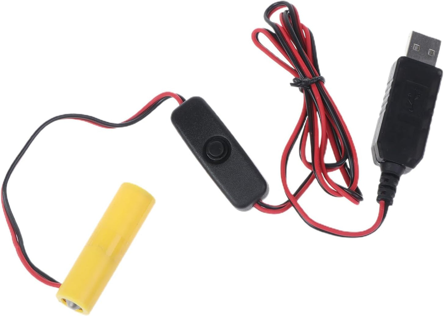 MHADBKH 3X 1.5V USB Power Converter DC-Buck Battery Replace AA Batteries for LED Light Radio Electronic Toy