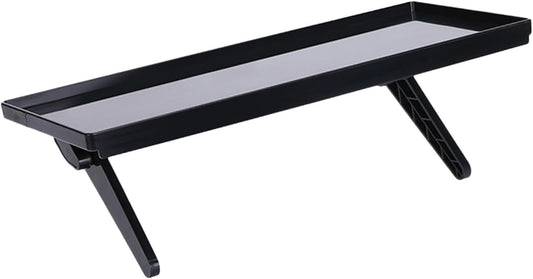 Desktop Organizer Monitor Shelf - Stylish TV Riser and Storage Bracket