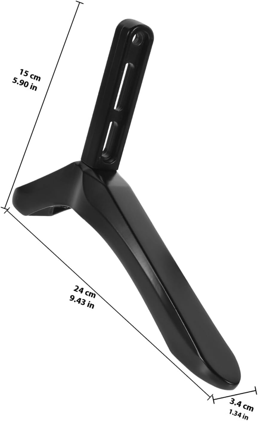 ULDIGI Tv Stand Replacement Base with Screws Black Desktop Tv Holder Pedestal Feet Tabletop Television Bracket