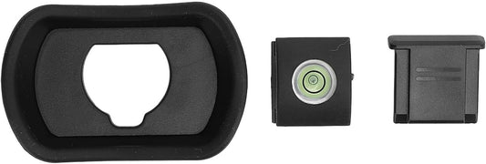WIHFHGZ Set 3 GFX100II XH2S T5 Camera Viewfinder Eye Cup Pcs, Silicone and ABS Eyecup with Hot Shoe Cover and Bubble