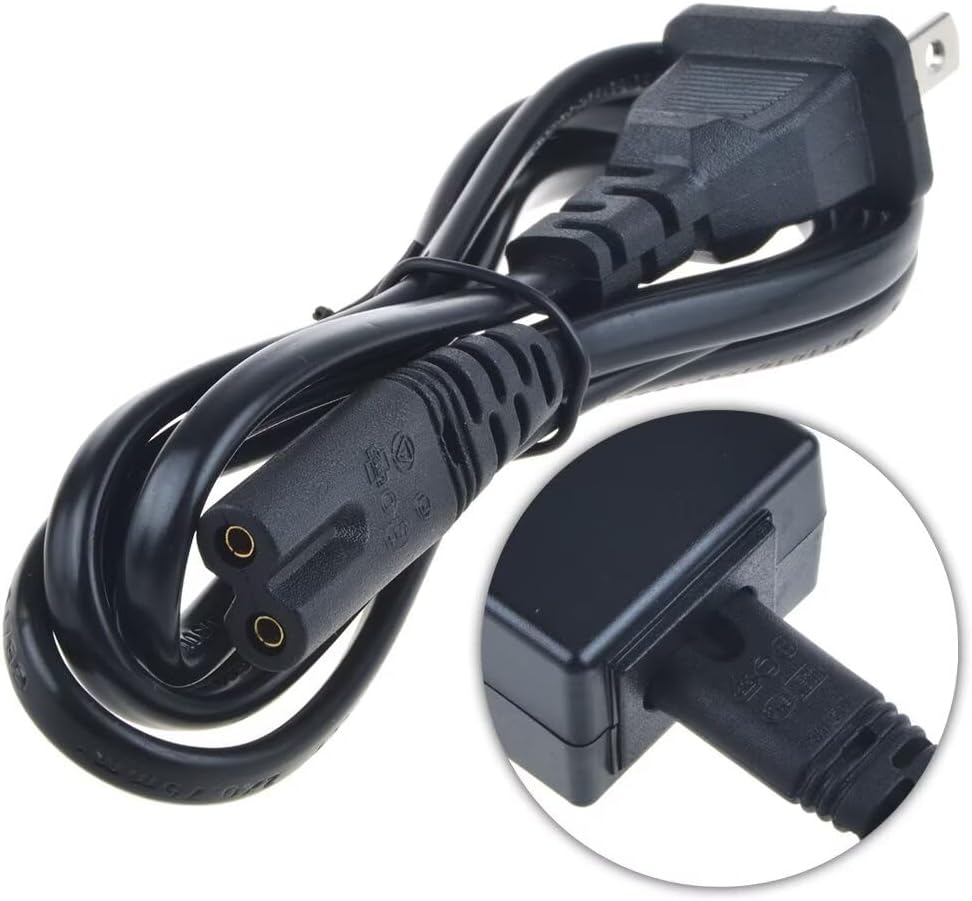MDCGPower T20 AC Power Adapter Cord Cable Lead Compatible with DBPOWER LCD Mini Video Projector