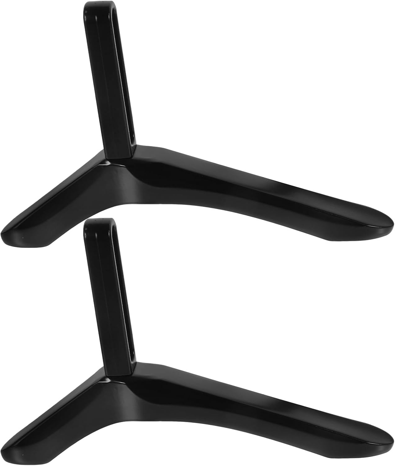 DECHOUS Universal TV Support Base with Screws - Black Tabletop Bracket for Living Room