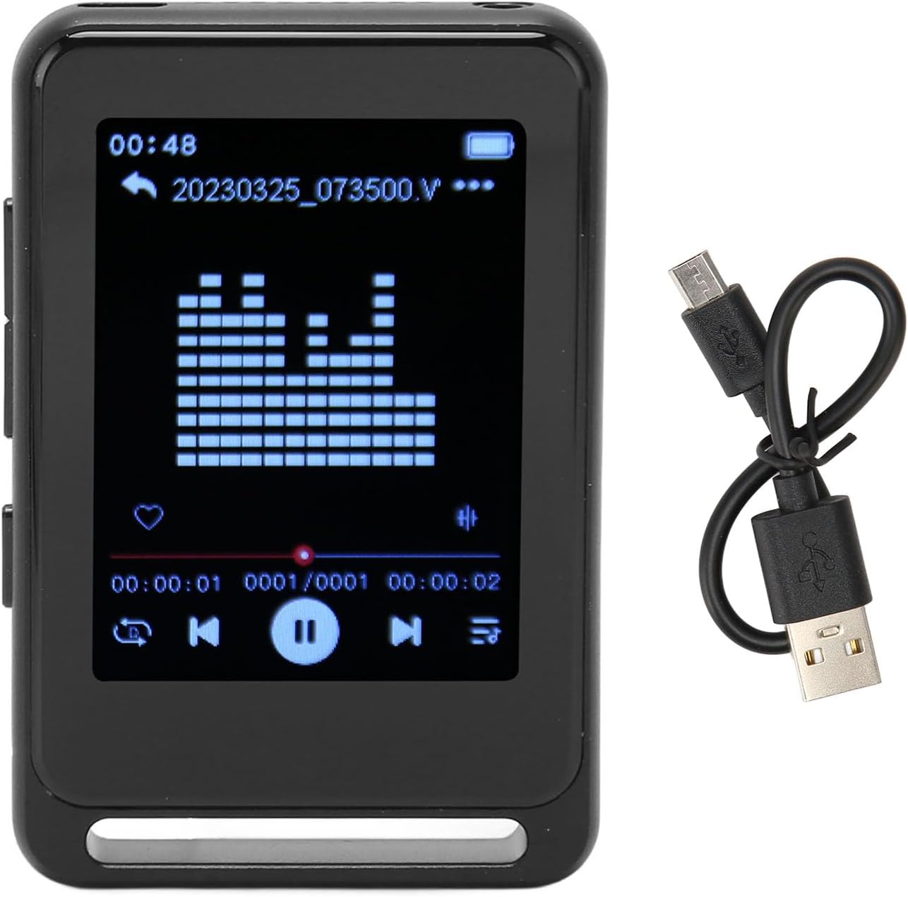 Vikye MP3 2.4 MP3 (16GB) Player, Full Touch Screen High Definition Music Players HiFi Lossless Multifunctional Media