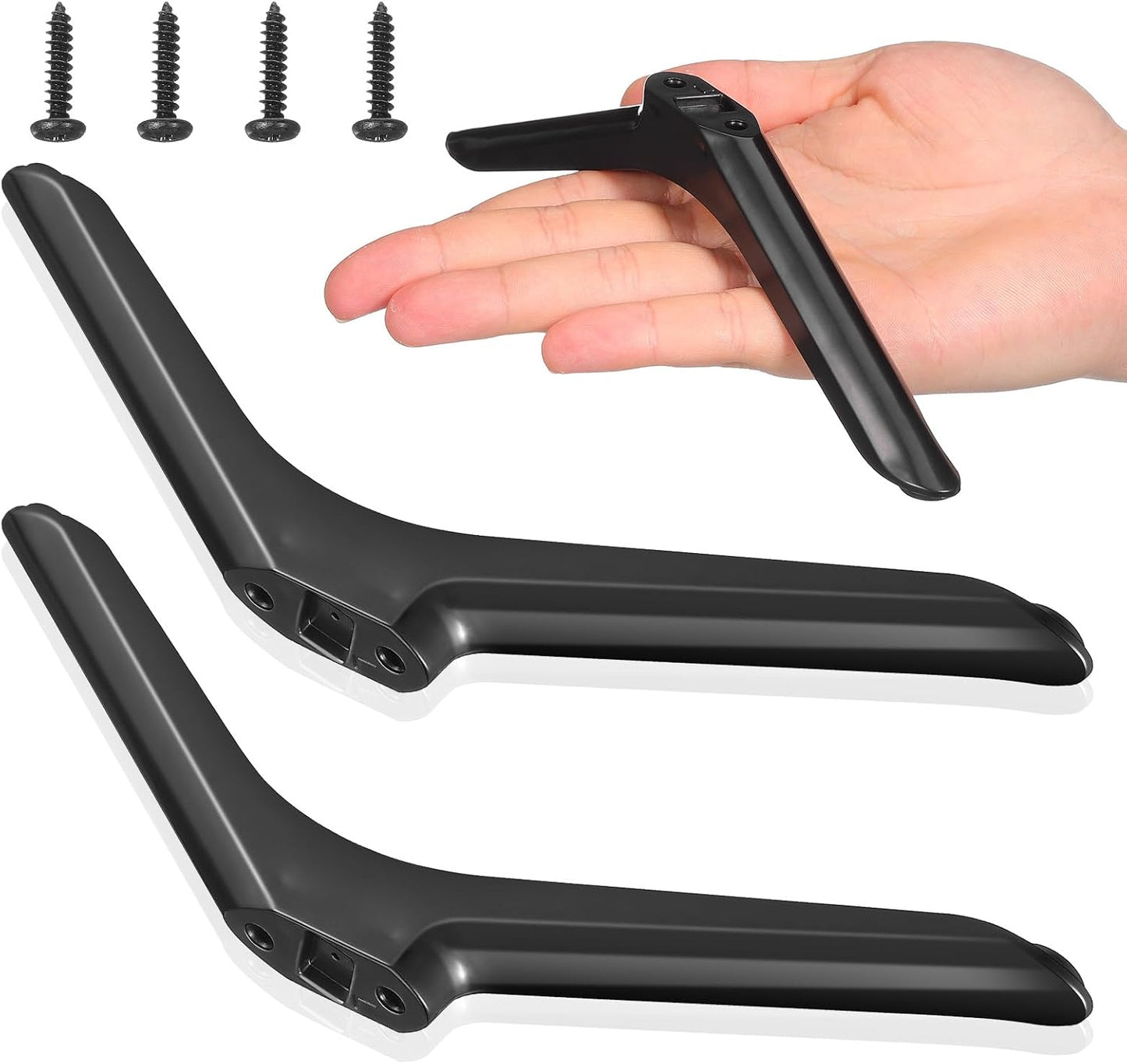 32 Inch 32 Inch NUOBESTY Universal Tv Stand Legs Tv Feet Tabletop with Screws Replacement Tv Stand Mount Leg for Smart