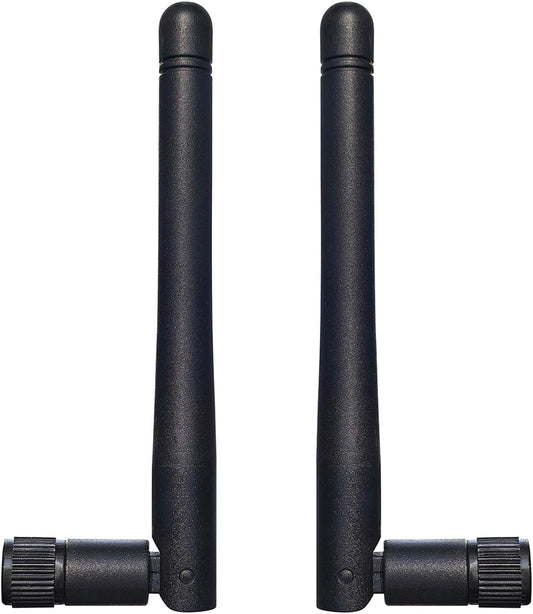 Dixingtek 6E 2.4GHz 5GHz 6GHz 2-Pack WiFi Tri-Band Bluetooth SMA Male Antenna, Compatible with WiFi Router Camera PCI-E