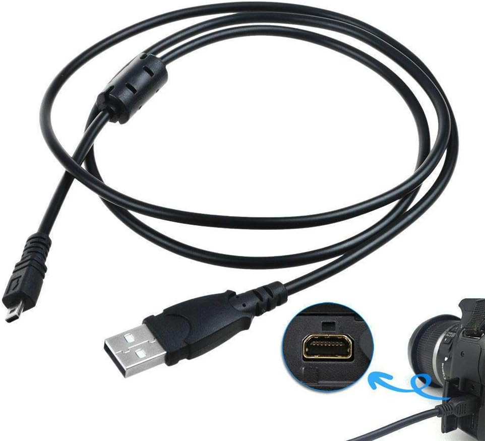 D3200 D5000 D5100 USB Power Chargering Data SYNC Cable Cord Lead for Nikon DSLR