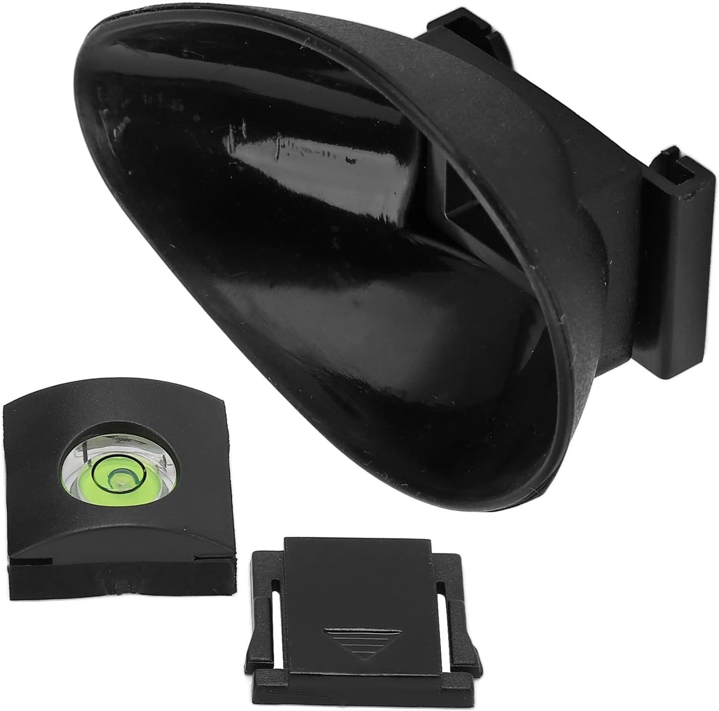 10g Camera Eyepiece Eyecup with Cold Shoe Cover, Plastic and Rubber, Lightweight - Protects Viewfinder, Clearer Sight