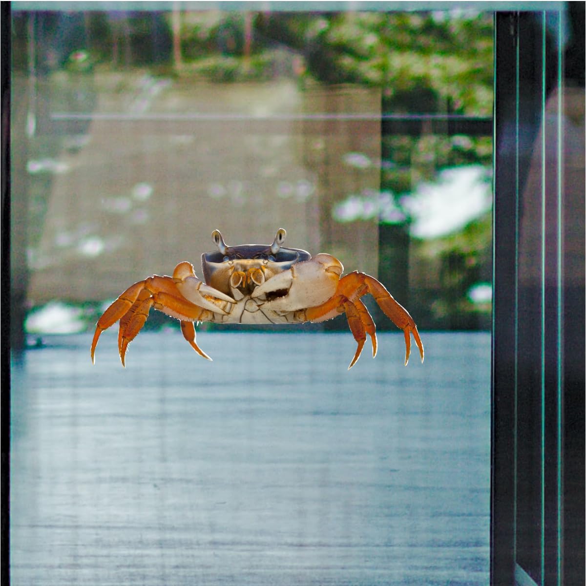 Milk Mug Designs 3 inch Patriot Crab Static Cling