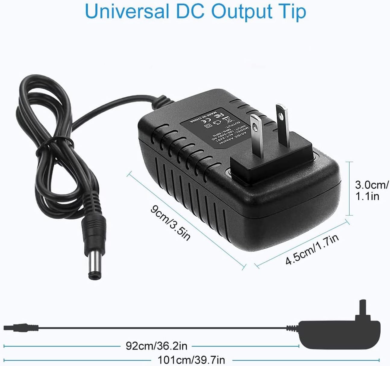 BestCH PDVD7 PDVD9 MP3 Beatch Compatible Replacement AC DC Adapter for DYNEX DX DX DVD CD Player Charger Power Cord