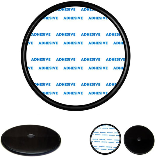 Ramtech Electronics(TM) 90mm MP4, MP4, Ramtech Dashboard Adhesive Pad Mounting Disk for Suction Cup Mount, Compatible