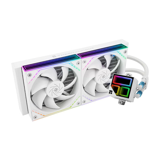 Frozen 240 Cooler,240 TL-M12W AMD/AM4/AM5,Intel LGA1851/1700/1150/1151/2011 Thermalright Infinity White CPU Water Aio