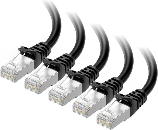 10Gbps 5-Pack 6A 5ft, 6A Cat6A Cable Matters Snagless Shielded Cat Ethernet Cable - Cat Cable, Cord, Ethernet Cord
