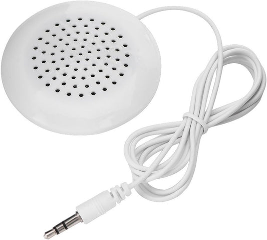 Yosoo Health Gear 3.5mm MP3 Mini Stereo Speaker,Portable Pillow Speaker with HD Soft Sound for Phone CD Player Sleep