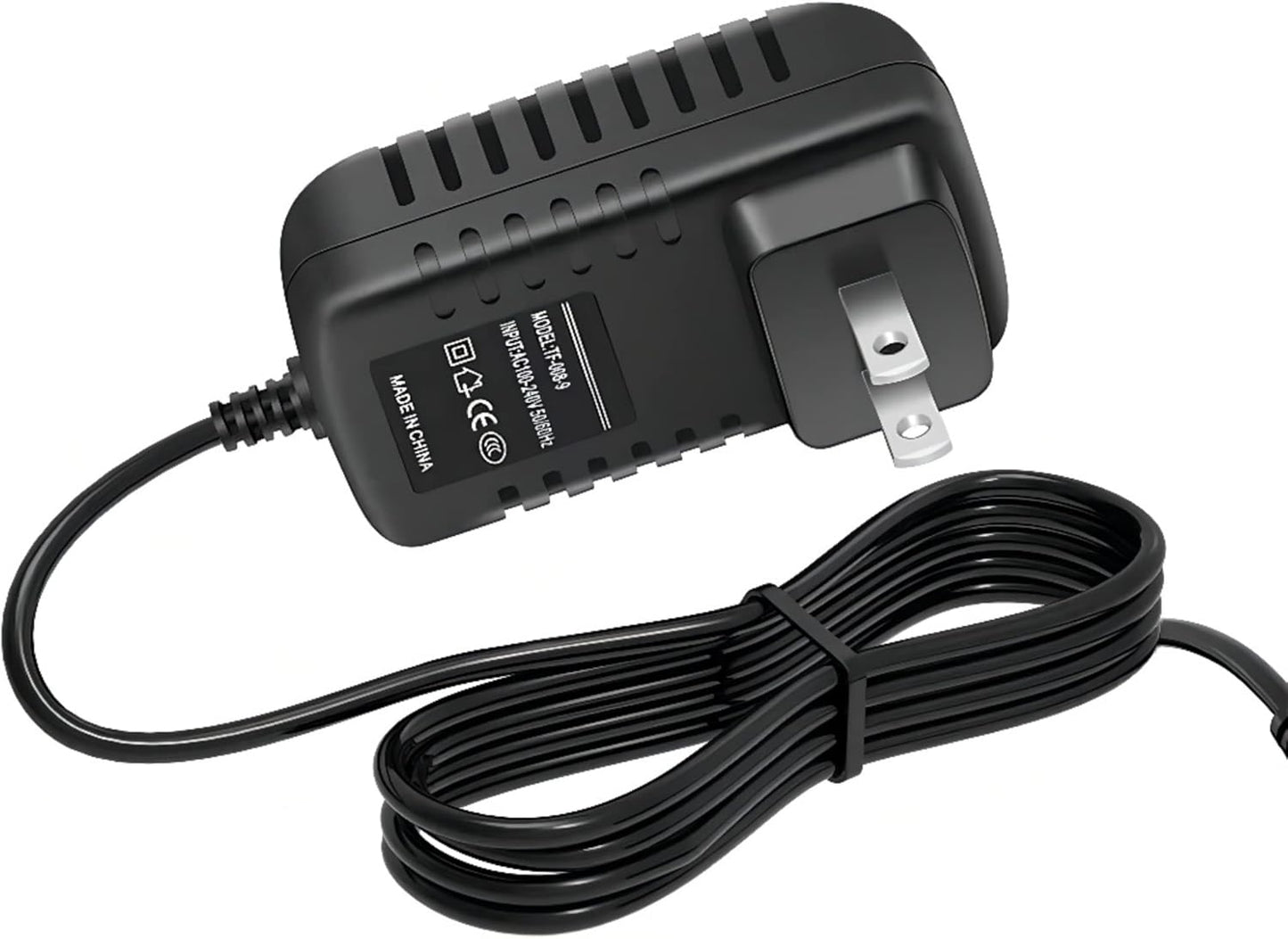 BestCH 4FT SDVD7040 7" Cable AC Power Adapter Charger for Sylvania Portable DVD/Media Player PSU