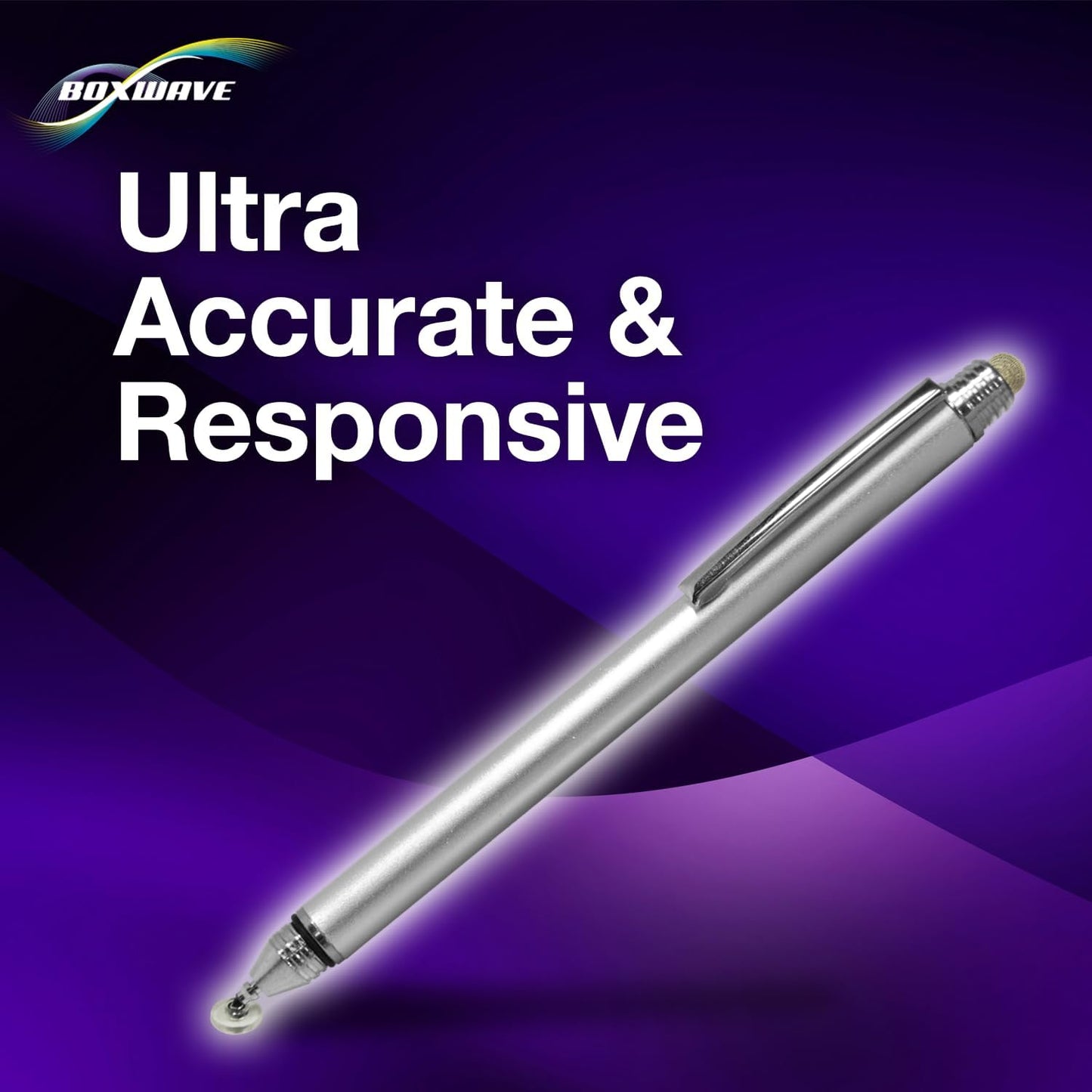 BoxWave Cozyla (15.6 Stylus Pen Compatible with Calendar+ in) - DualTip Capacitive Stylus, Fiber Tip Disc Tip