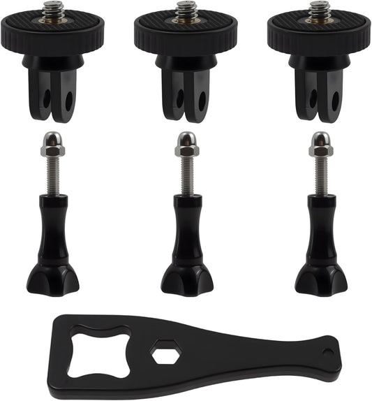 Dedoda 7 Pack 1/4"-20 Insta360 1/4 Aluminum Camera Tripod Adapter Conversion Adapter Mounts Compatible with Screw