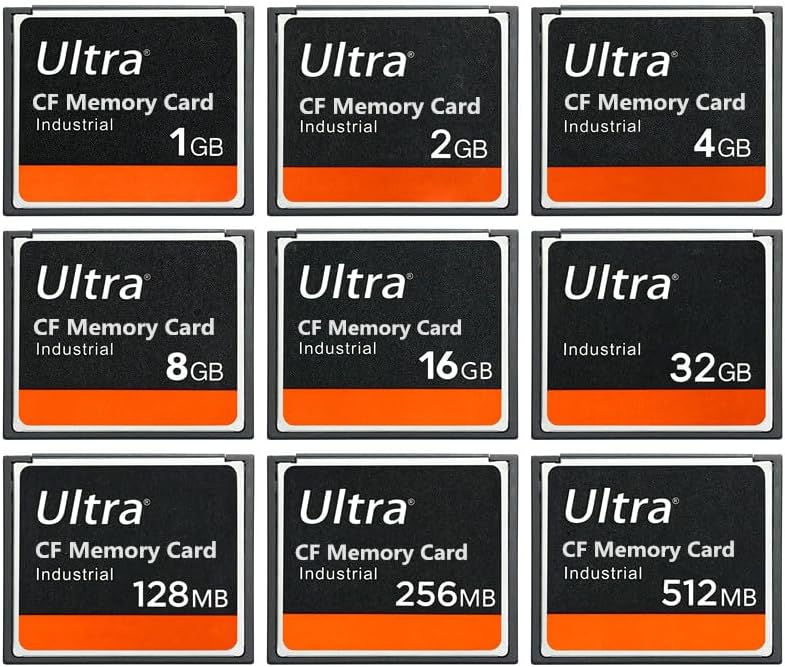 LILIWELL 128MB 128MB (2PACK) CF Card High Speed Ultra CF Memory Card Industrial Grade for DSLR Camera Card Designed