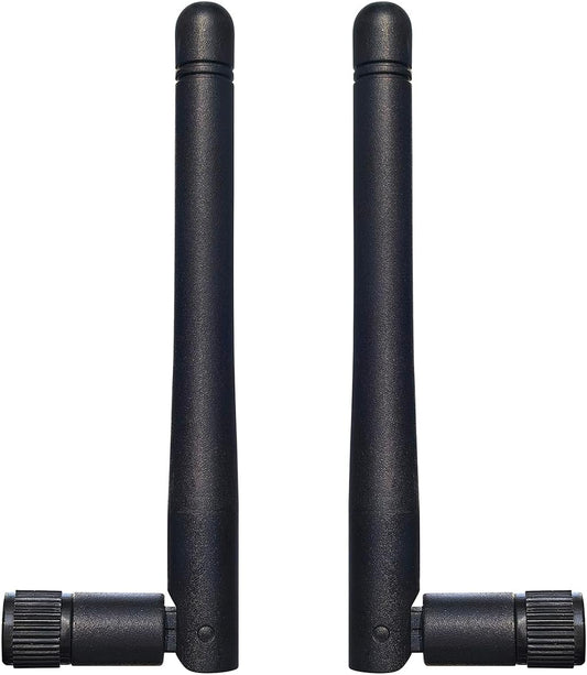 Dixingtek 6E 2.4GHz 5GHz 6GHz 2-Pack WiFi Tri-Band Bluetooth RP SMA Male Antenna, Compatible with WiFi Router Camera