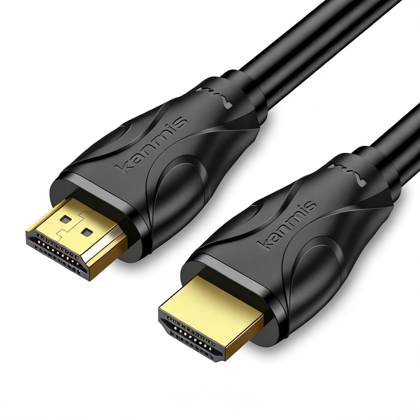 kanmis 8K 6ft, 2.1 8K@60Hz 4K@120hz, PS3 PS4 HDMI Cable High Speed Hdmi Cables Ultra High Speed Gold Plated Connectors