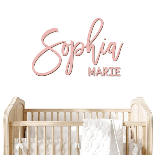 Personalized Name Sign for Nursery - Custom Wooden Name Signs for Kids Room, Personalized Nursery Name Sign - Perfect Baby Room Decor, Wall Name Decoration & Wedding signs, Family Name Signs