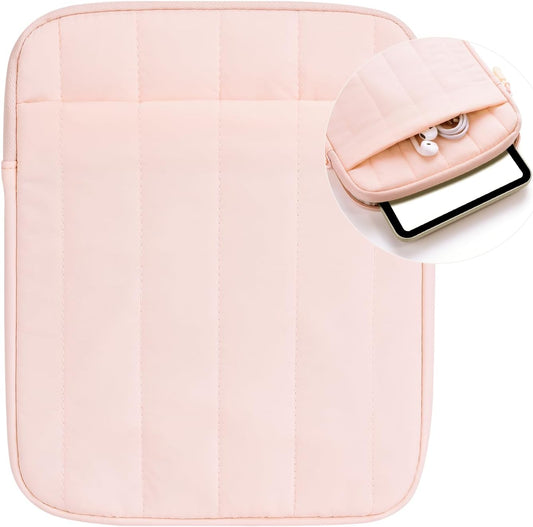 COOTHINE 6.8-7 Inch Puffy Sleeve Pouch for Kindle/eReader/eBook (Puffy Pink)