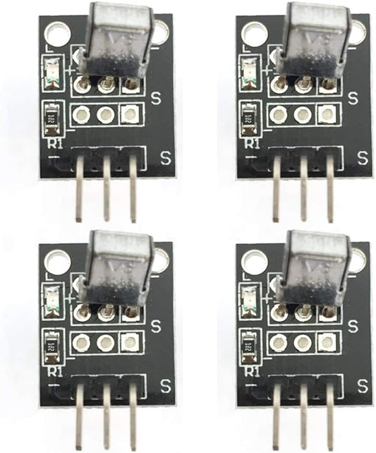 relkin KY-022 VS1838B 1838 R3 Programming 4pcs Universal IR Infrared Sensor Receiver Compatible for Arduino UNO DIY