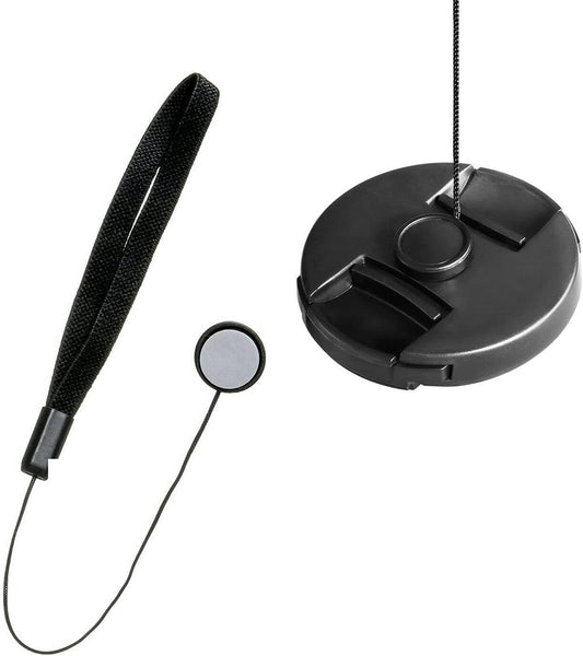 Digital Nc Pinch (82mm) a58 Lens Cap Center + Lens Cap Holder + Microfiber Cleaning Cloth. Compatible with Sony Alpha