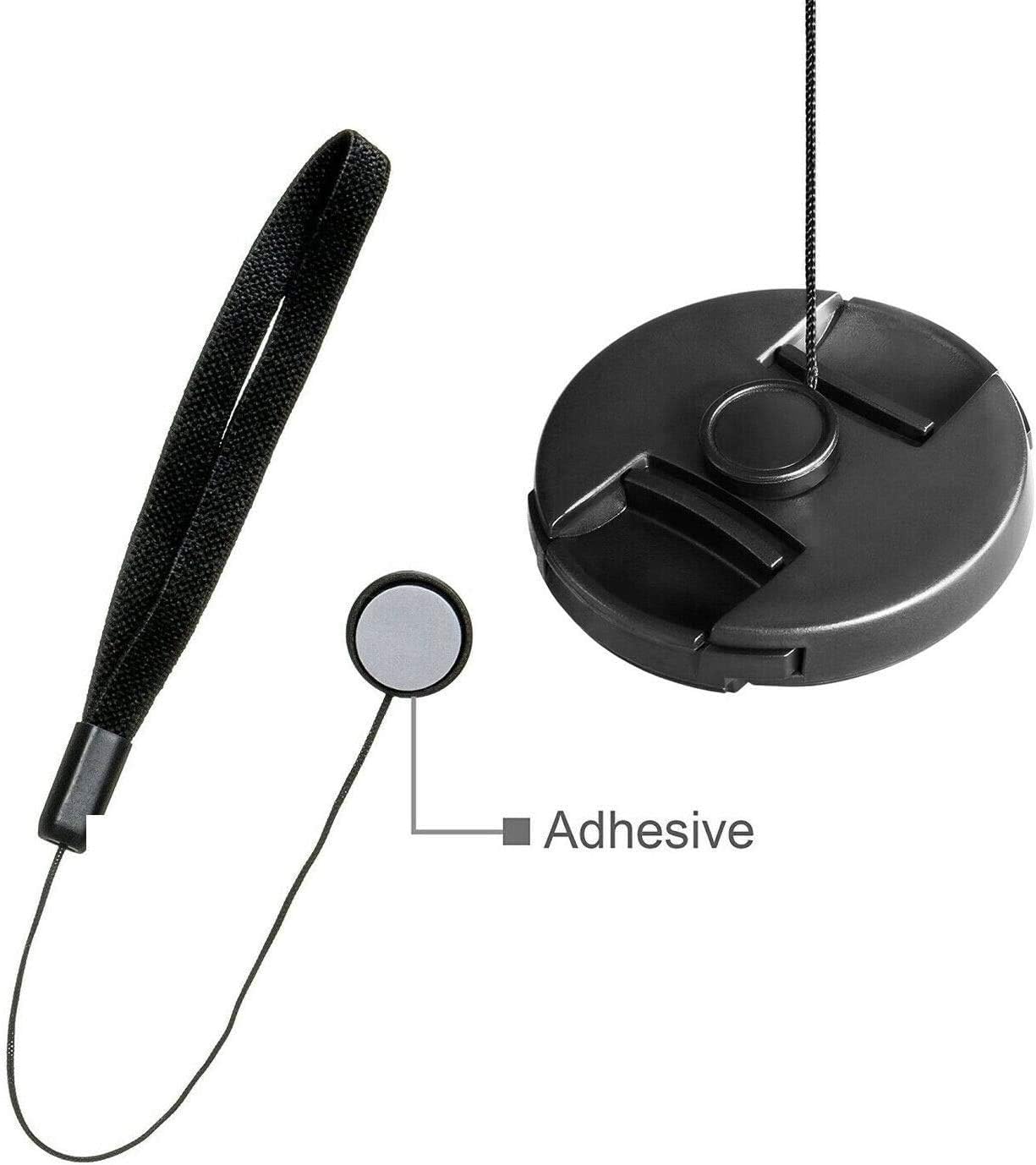 Digital Nc Pinch GX9 (55mm) Lens Cap Center for Panasonic LUMIX + Lens Cap + Microfiber Cloth